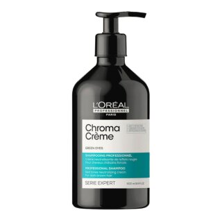 Loreal Chroma Creme Shampoo Grün 500ml